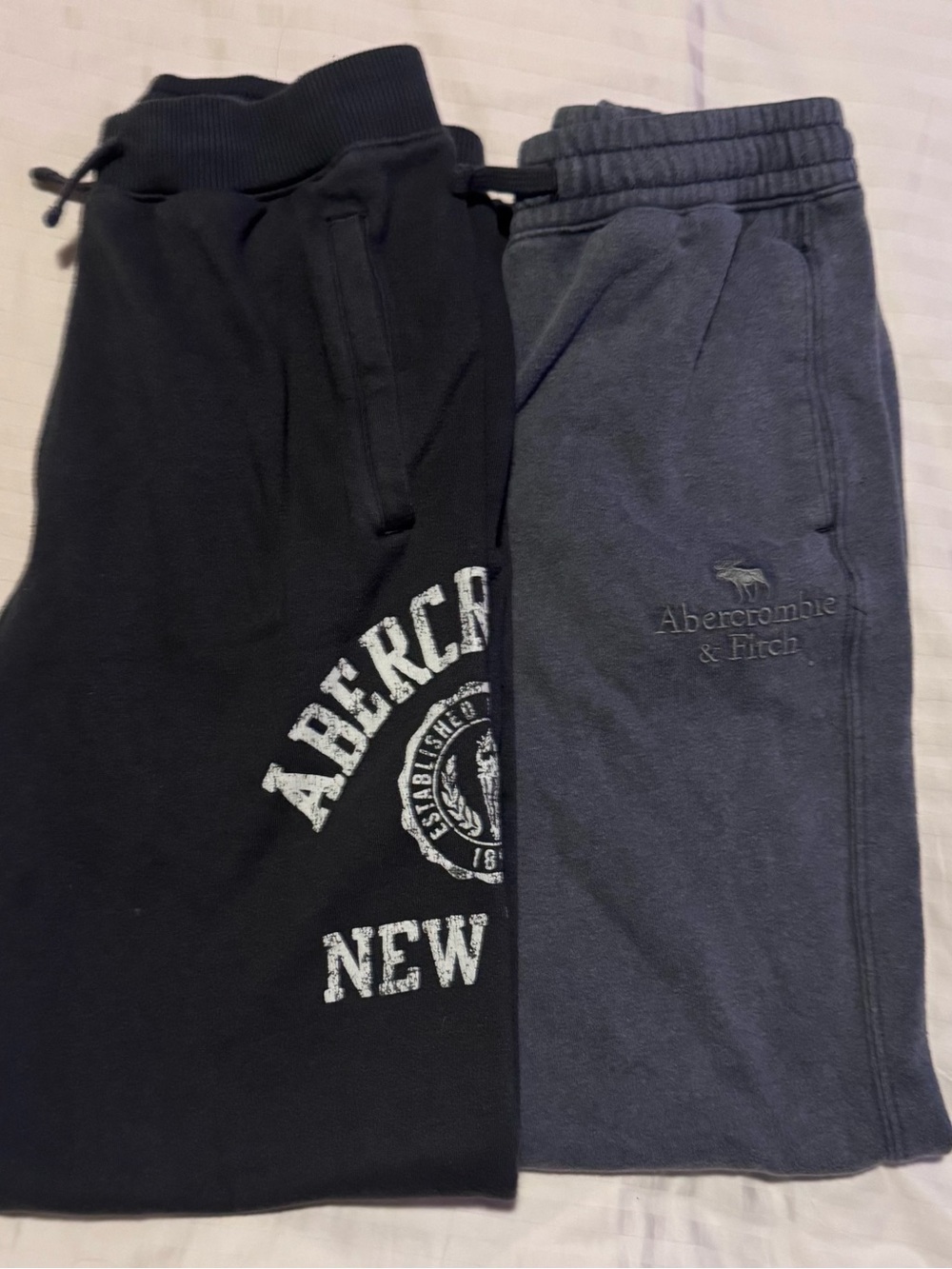 abercrombie kids Black & Gray Sweatpants 2-Pack 13/14